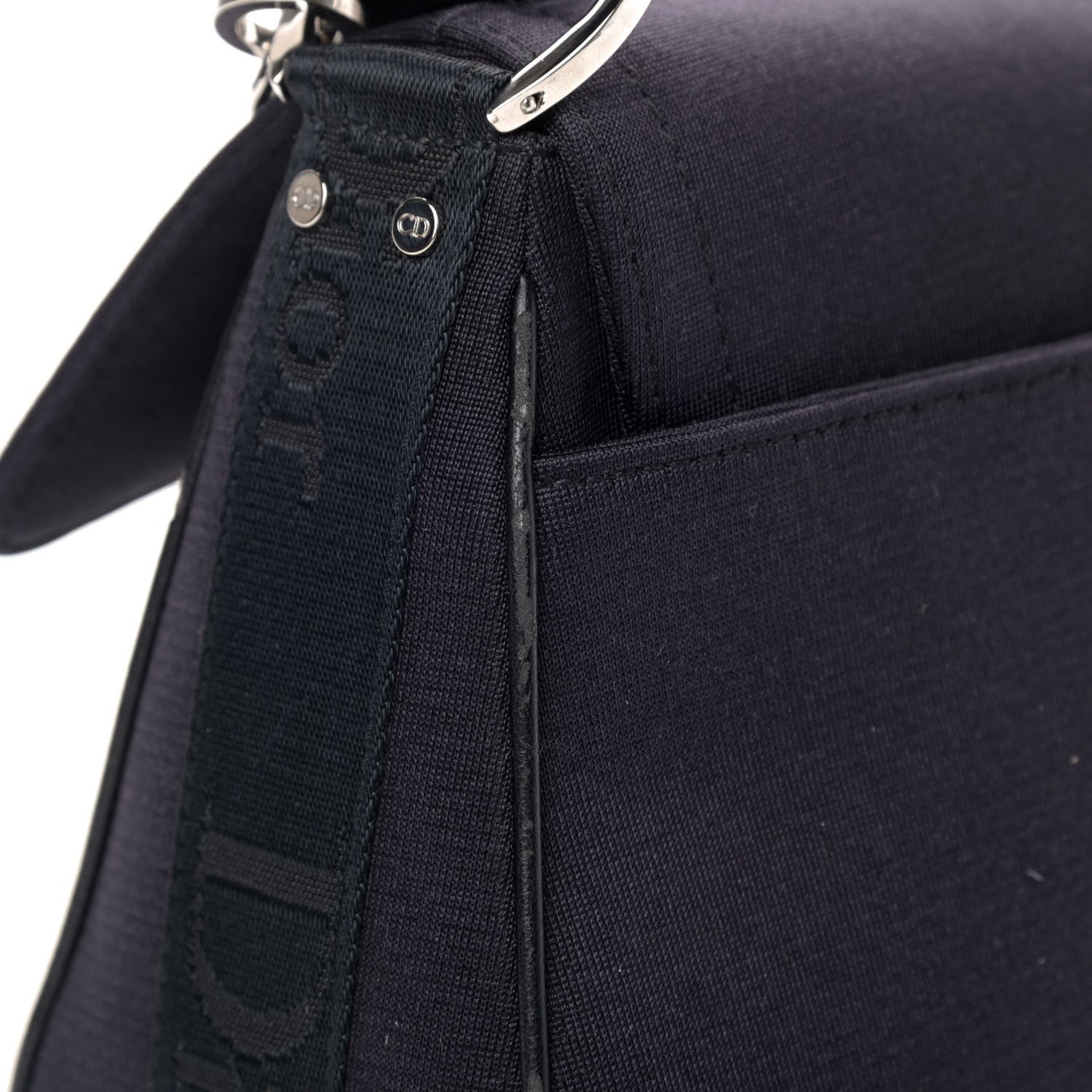 Silk Jersey Crystal Hardcore Clutch Black