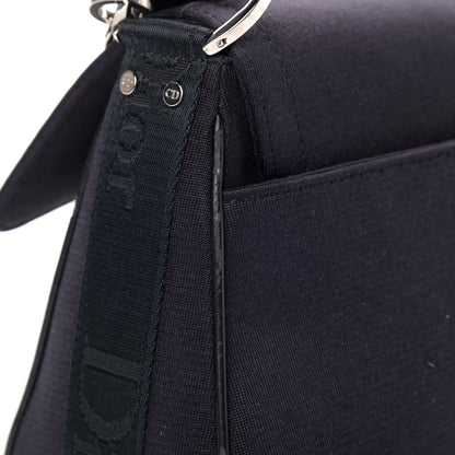 Christian Dior Silk Jersey Crystal Hardcore Clutch Black 6 of 6