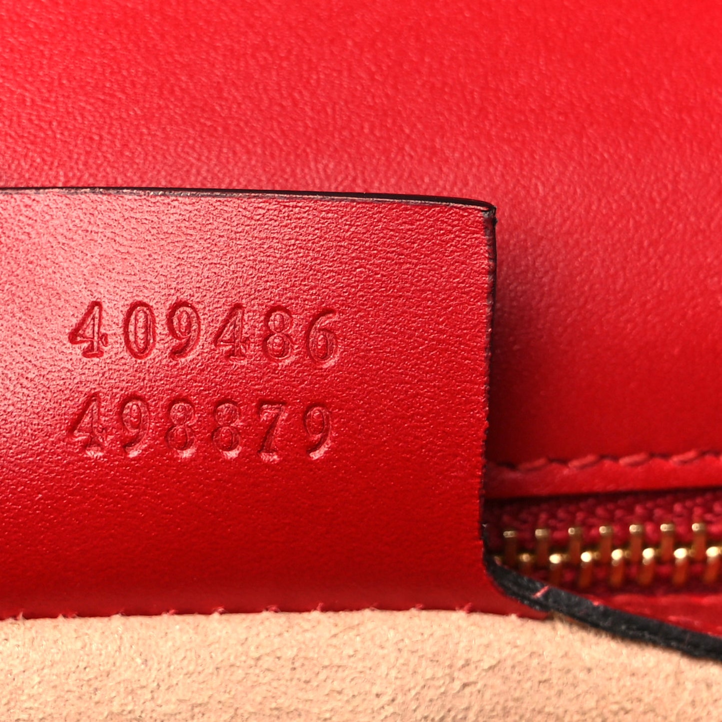 Guccissima Medium Padlock Shoulder Bag Hibiscus Red