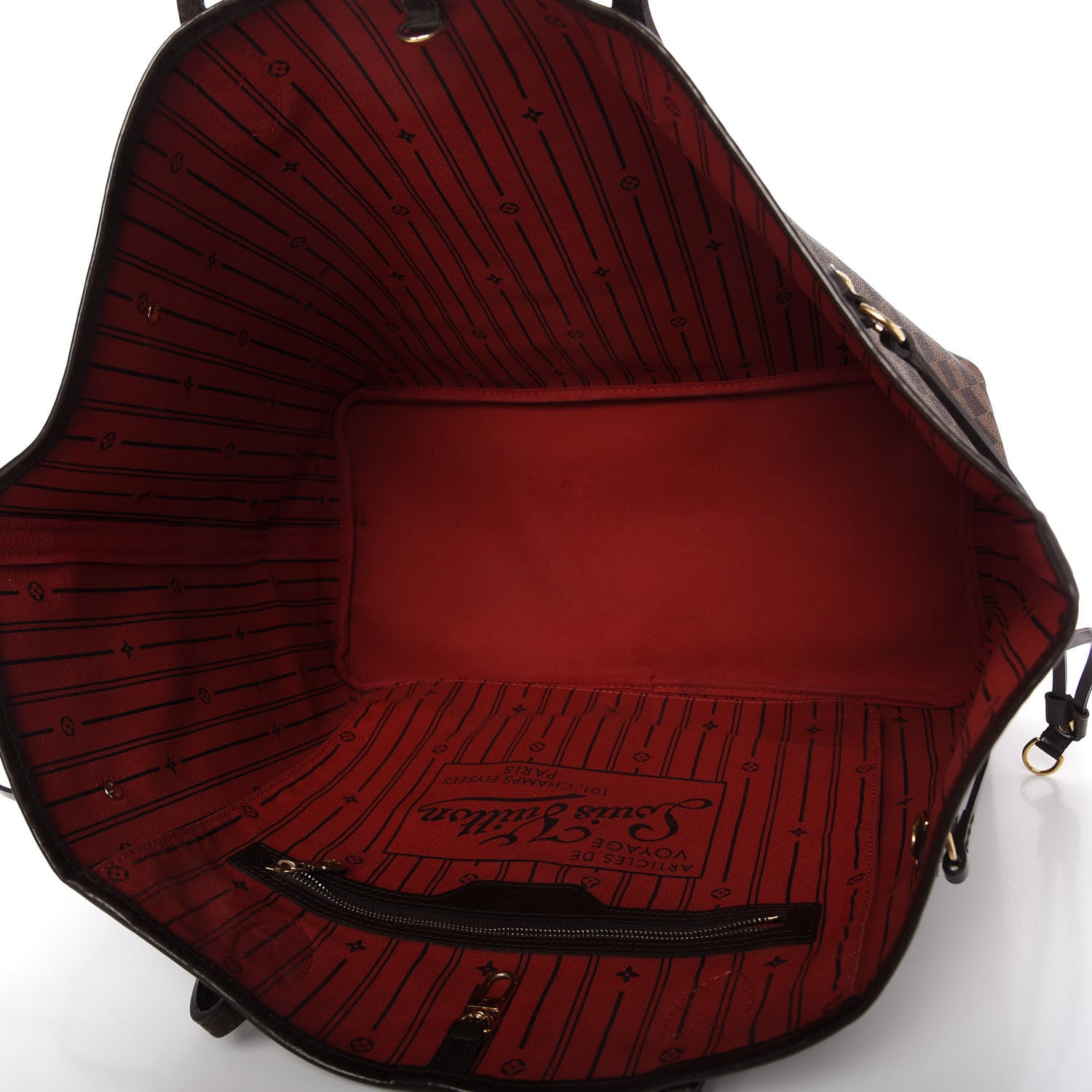 Louis Vuitton Damier Ebene Neverfull GM 5 of 12