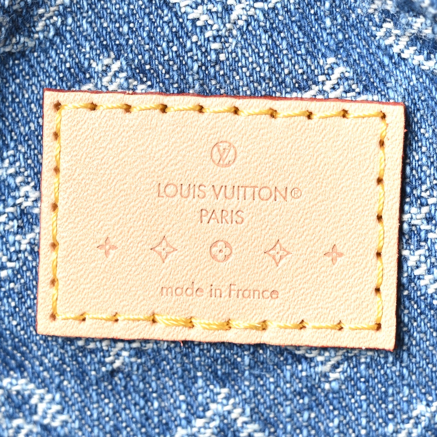 Louis Vuitton Denim Venice Backpack Blue 6 of 9