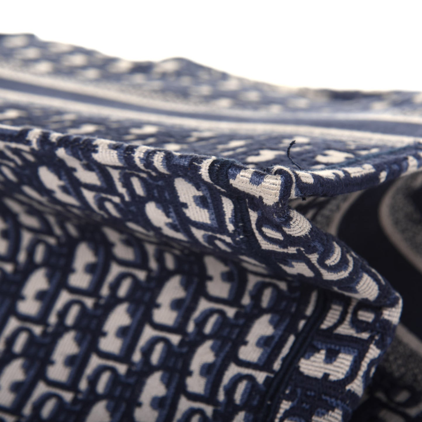 Oblique Medium Book Tote Blue Multicolor