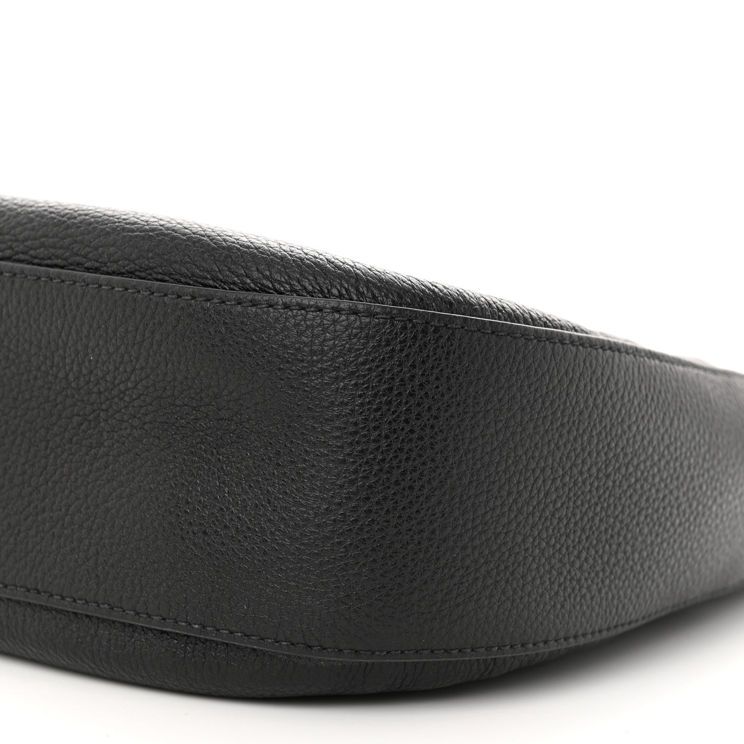 Prada Vitello Phenix Zippered Messenger Hobo Black 9 of 9