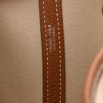 Hermes Grand Chevron Weave Negonda Garden Party 36 MM Craie Gold 6 of 15