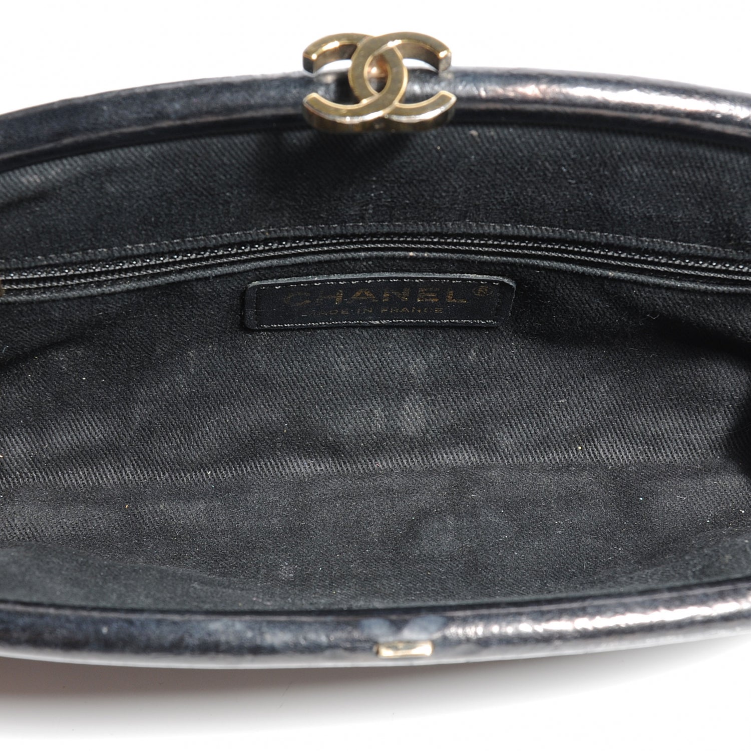 Chanel Leather Rockstar Symbols Clutch 5 of 7
