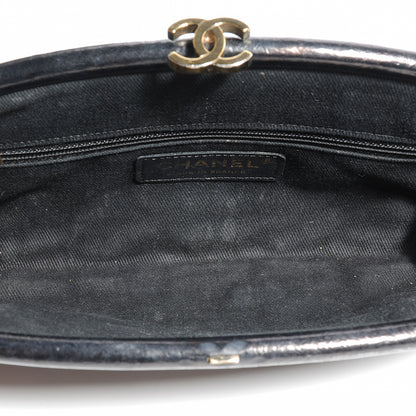 Chanel Leather Rockstar Symbols Clutch 5 of 7