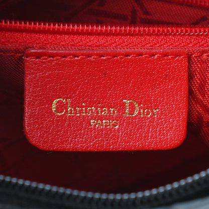 Christian Dior Nylon Cannage Medium Lady Dior Black 6 of 12