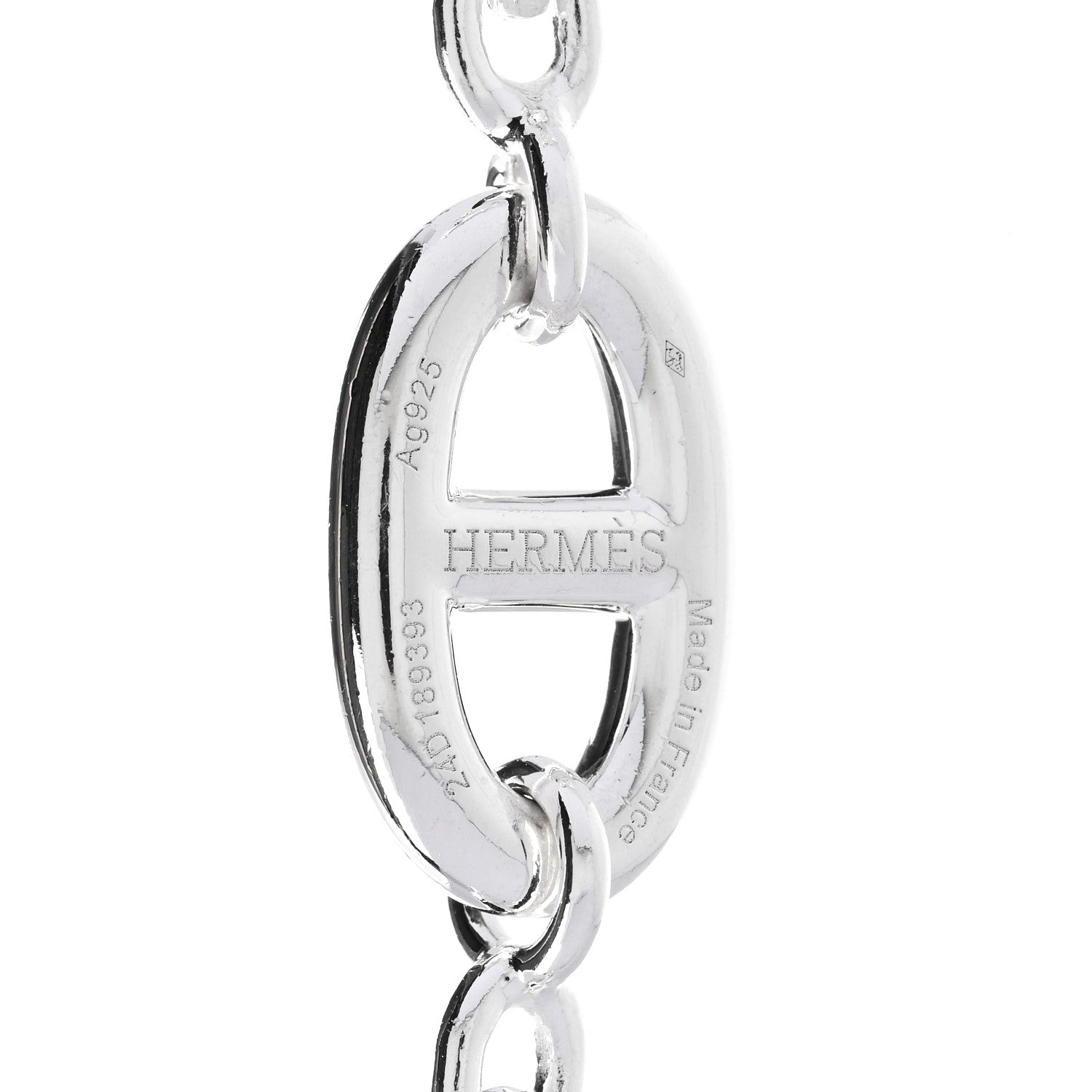 Hermes Sterling Silver Farandole Necklace 80 5 of 6
