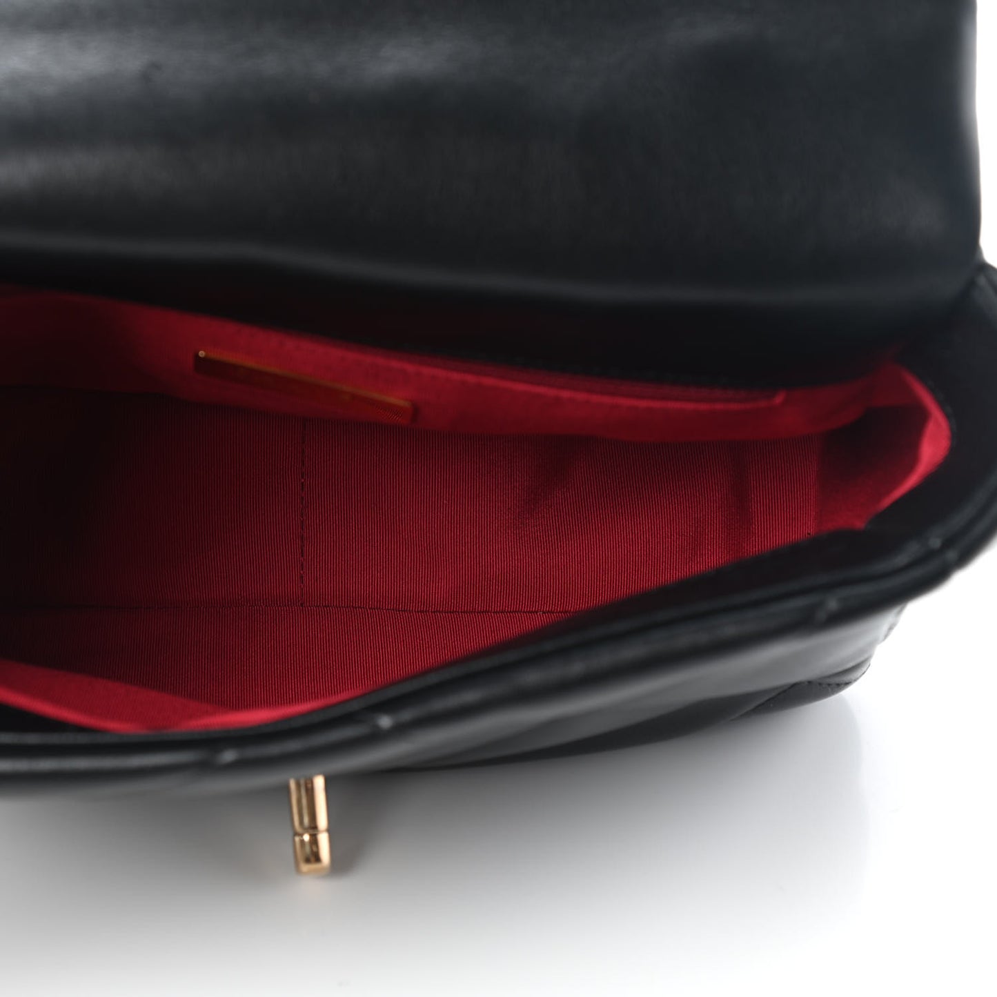 Lambskin Quilted Medium Chanel 19 Flap Black