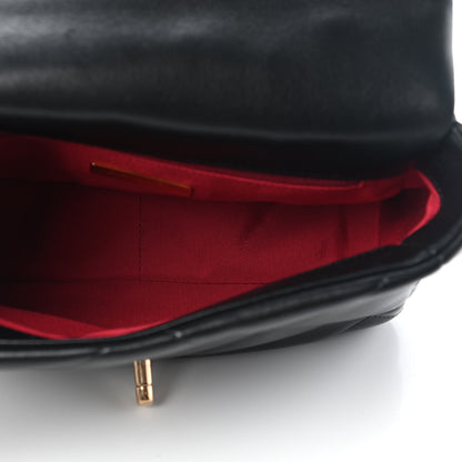 Chanel Lambskin Quilted Medium Chanel 19 Flap Black 5 of 9