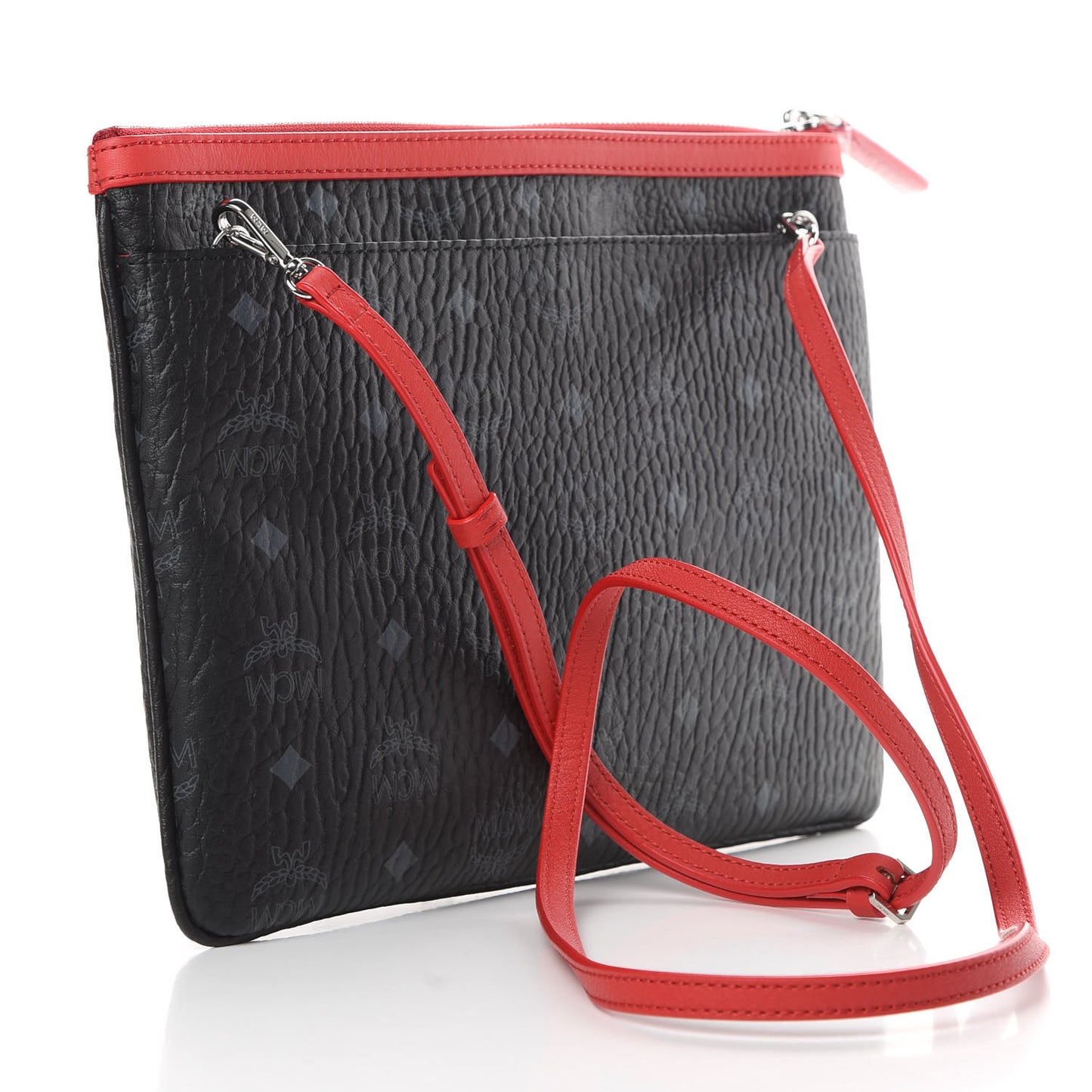 Visetos Crossbody Pouch Black Red