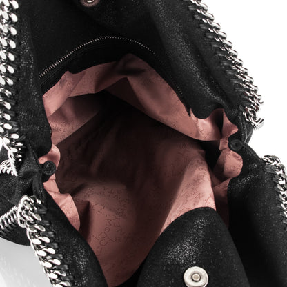 Stella McCartney Shaggy Deer Falabella Fold Over Tote Black 5 of 7