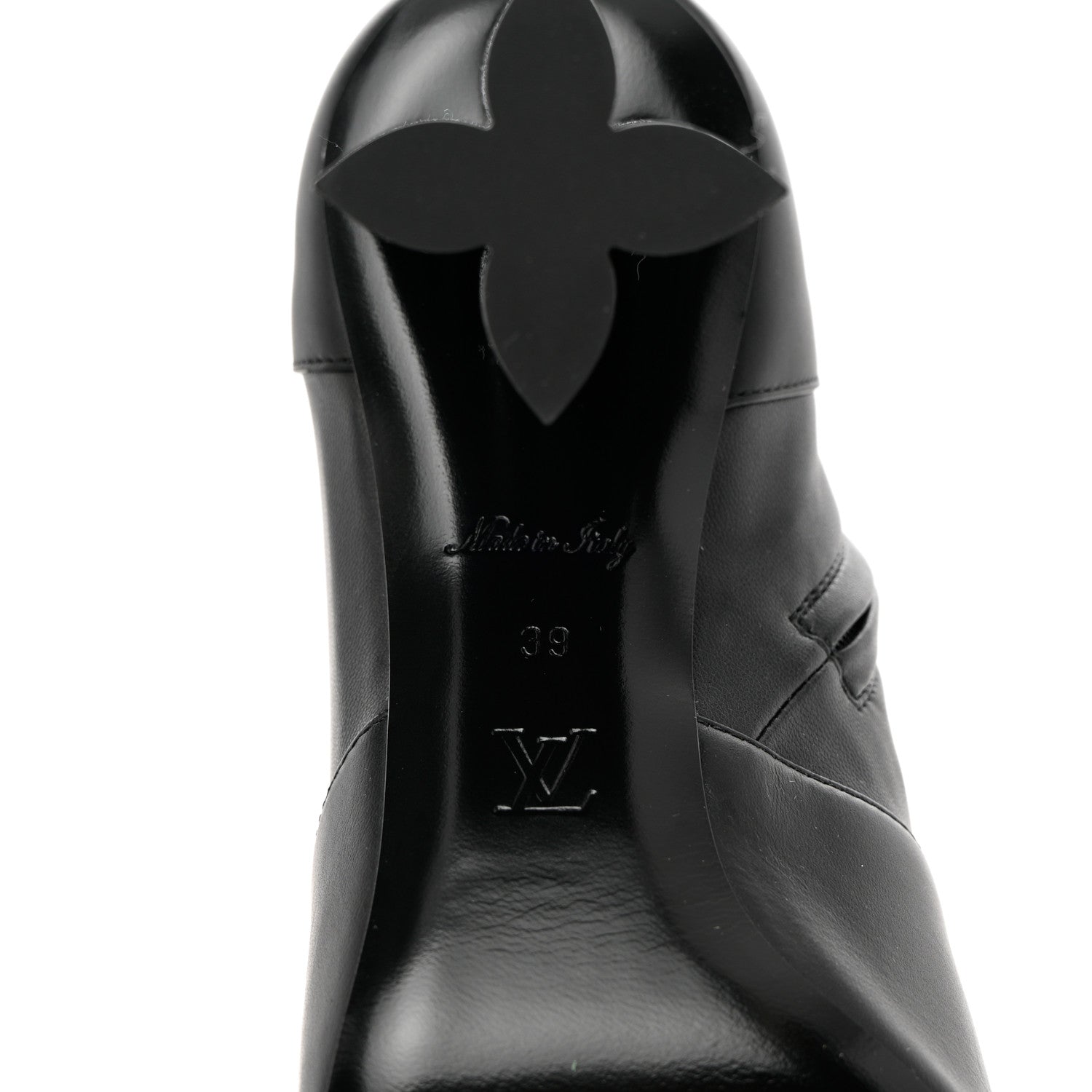 Louis Vuitton Calfskin Silhouette Ankle Boots 39 Black 6 of 8