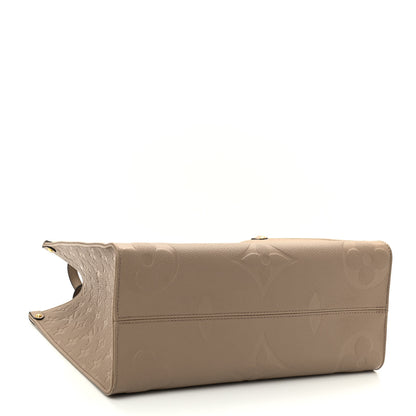 Louis Vuitton Empreinte Monogram Giant Onthego MM Tourterelle 4 of 9