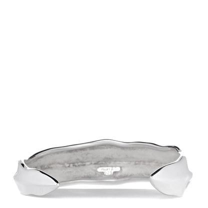Tiffany Sterling Silver Sculpted Leaf Cuff Bracelet 3 of 4