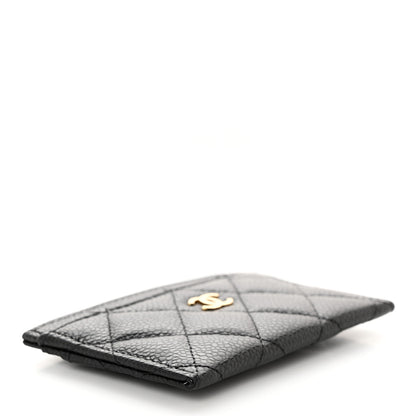 Chanel Caviar Quilted Card Holder Black 4 of 8