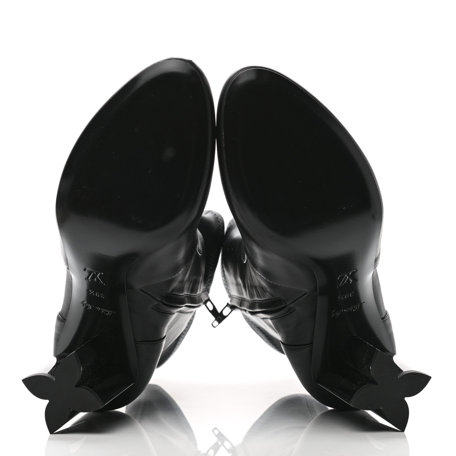 Louis Vuitton Calfskin Silhouette Ankle Boots 39.5 Black 5 of 8