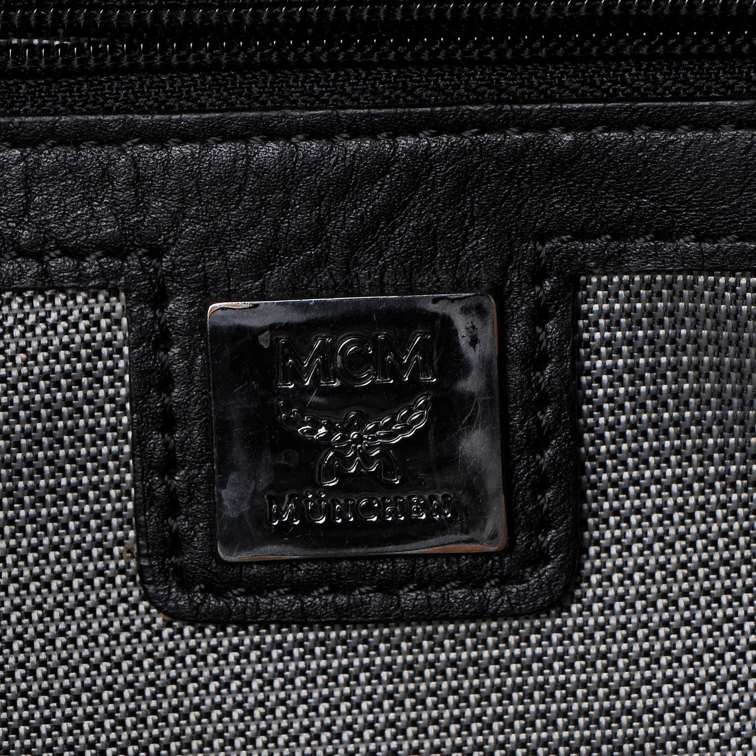 MCM Visetos Medium Side Studs Stark Backpack Black 8 of 10