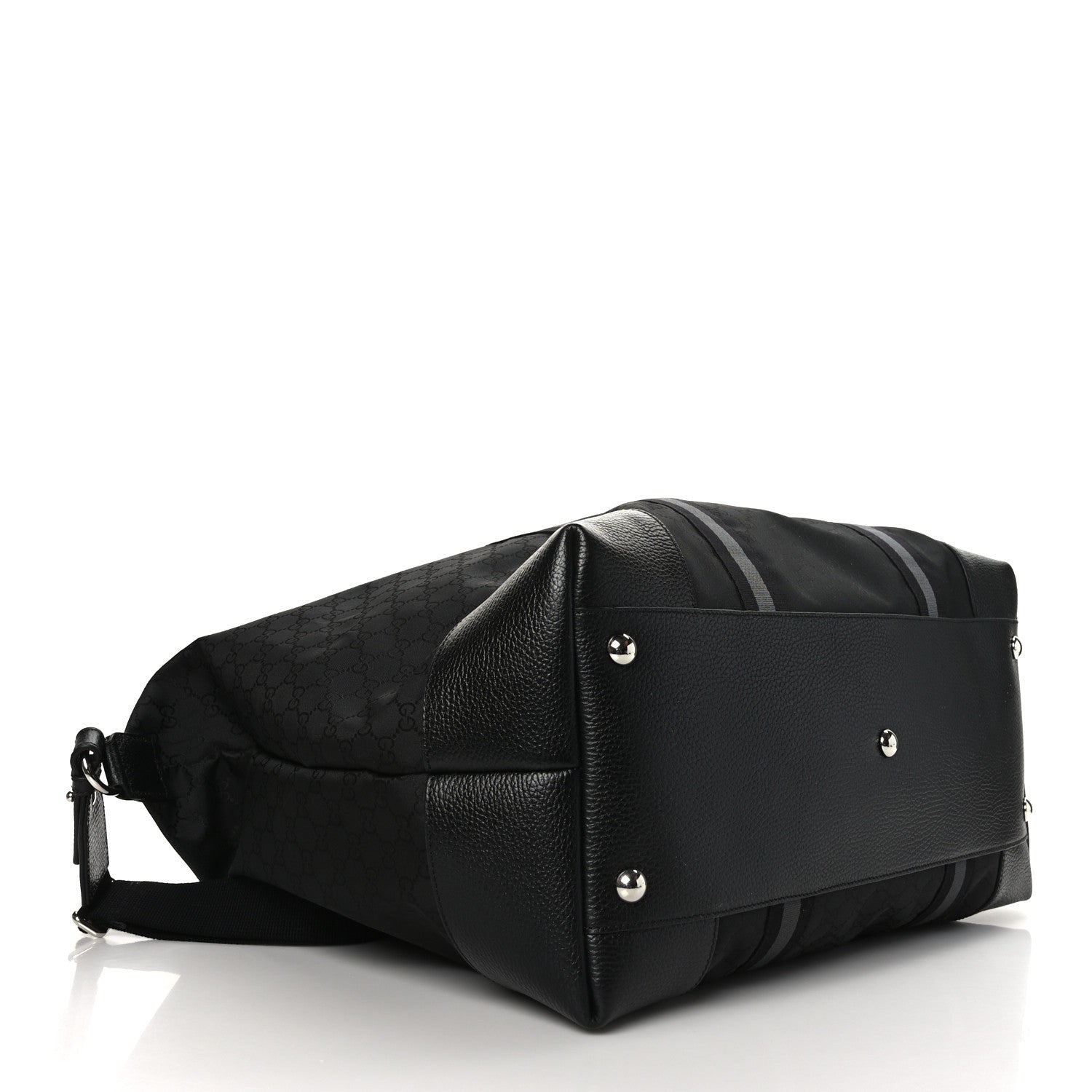 Gucci Nylon Monogram XL Duffle Bag Black 10 of 11