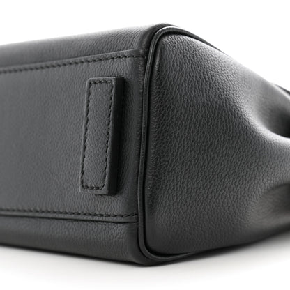Versace Grained Calfskin Small La Medusa Top Handle Bag Black 9 of 13