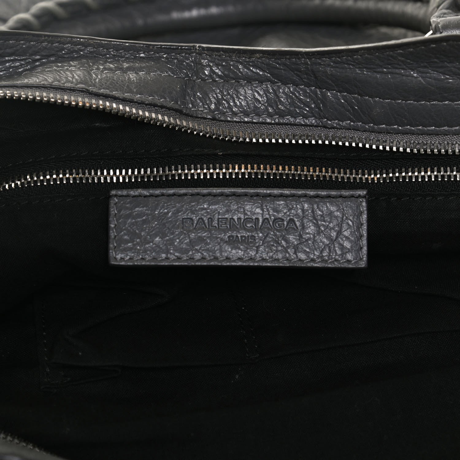 Balenciaga Agneau Silver Metallic Edge Hardware City Gris Cendre 5 of 12