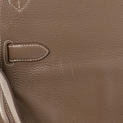 Hermes Taurillon Clemence Jypsiere 37 Etoupe 17 of 21