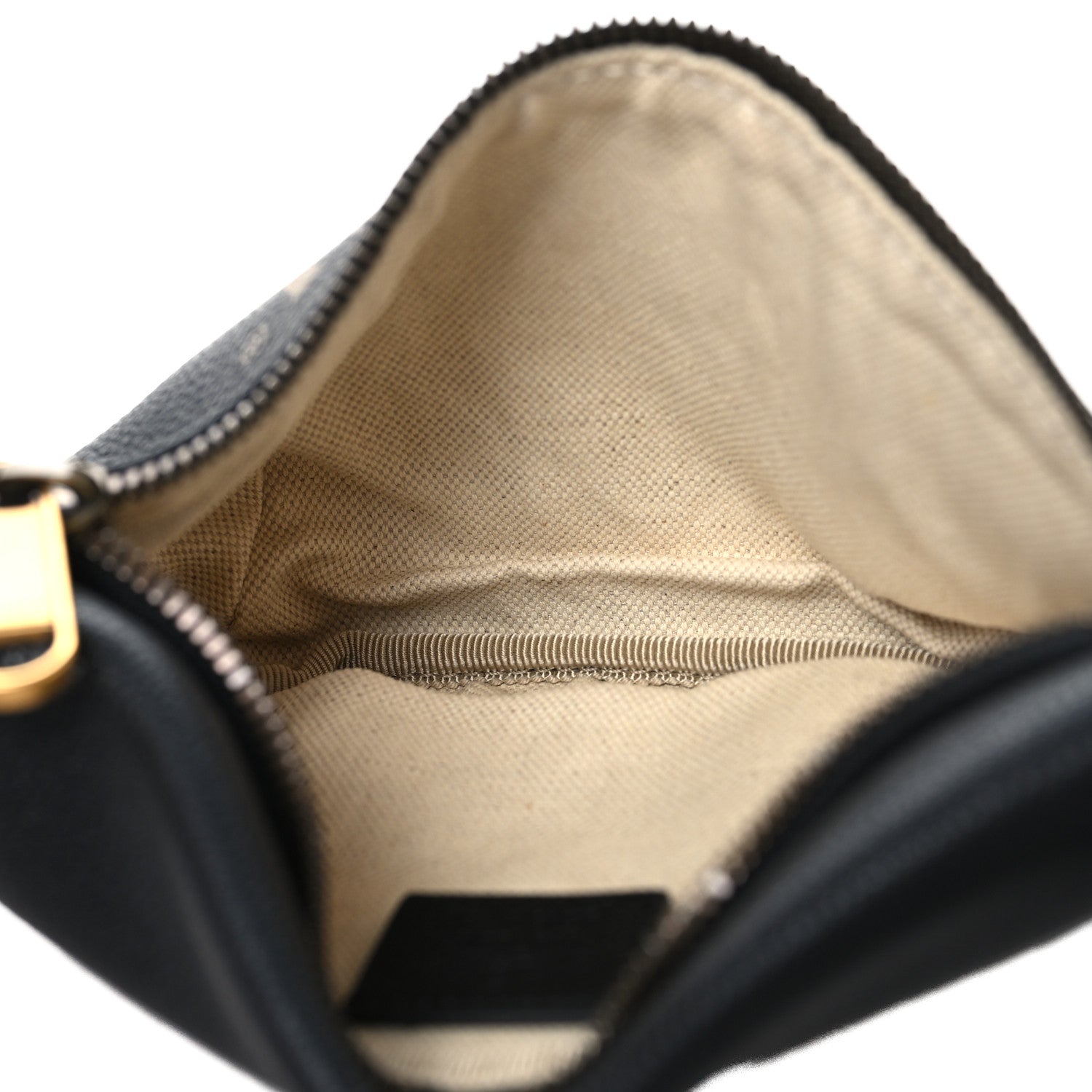 Gucci Grained Calfskin Small Logo Belt Bag Black 5 of 10