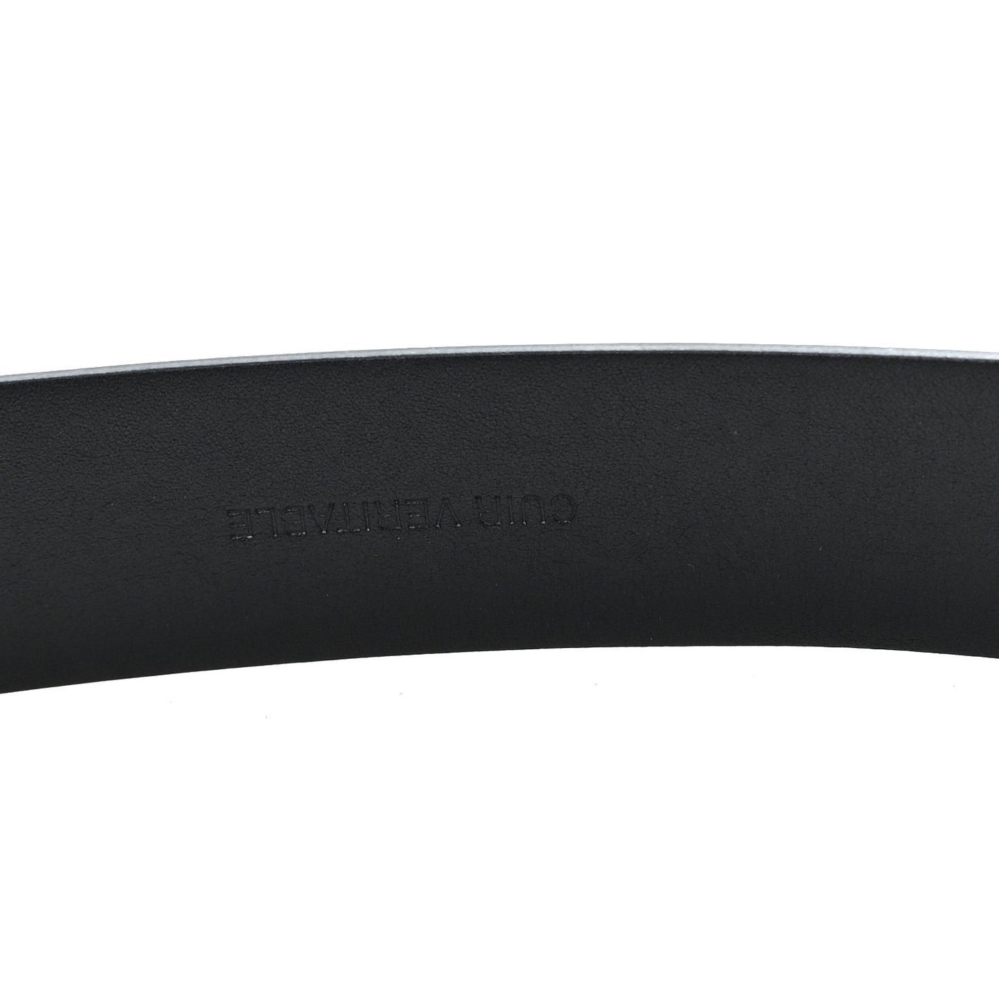 Calfskin CC Chain Belt 85 34 Black