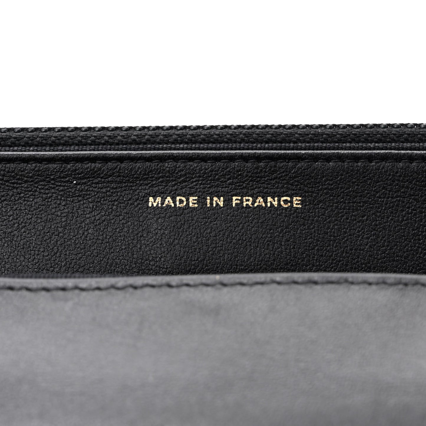 Lambskin Quilted Trendy CC Wallet On Chain WOC Black