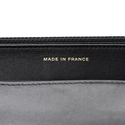 Chanel Lambskin Quilted Trendy CC Wallet On Chain WOC Black 7 of 12