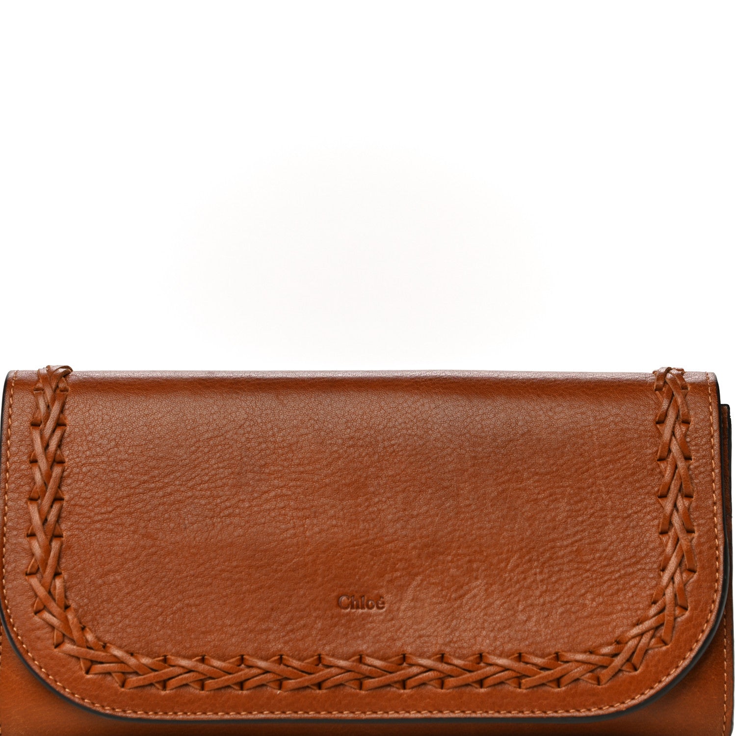 Chloe Calfskin Hudson Long Wallet Caramel 7 of 17