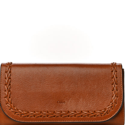 Chloe Calfskin Hudson Long Wallet Caramel 7 of 17