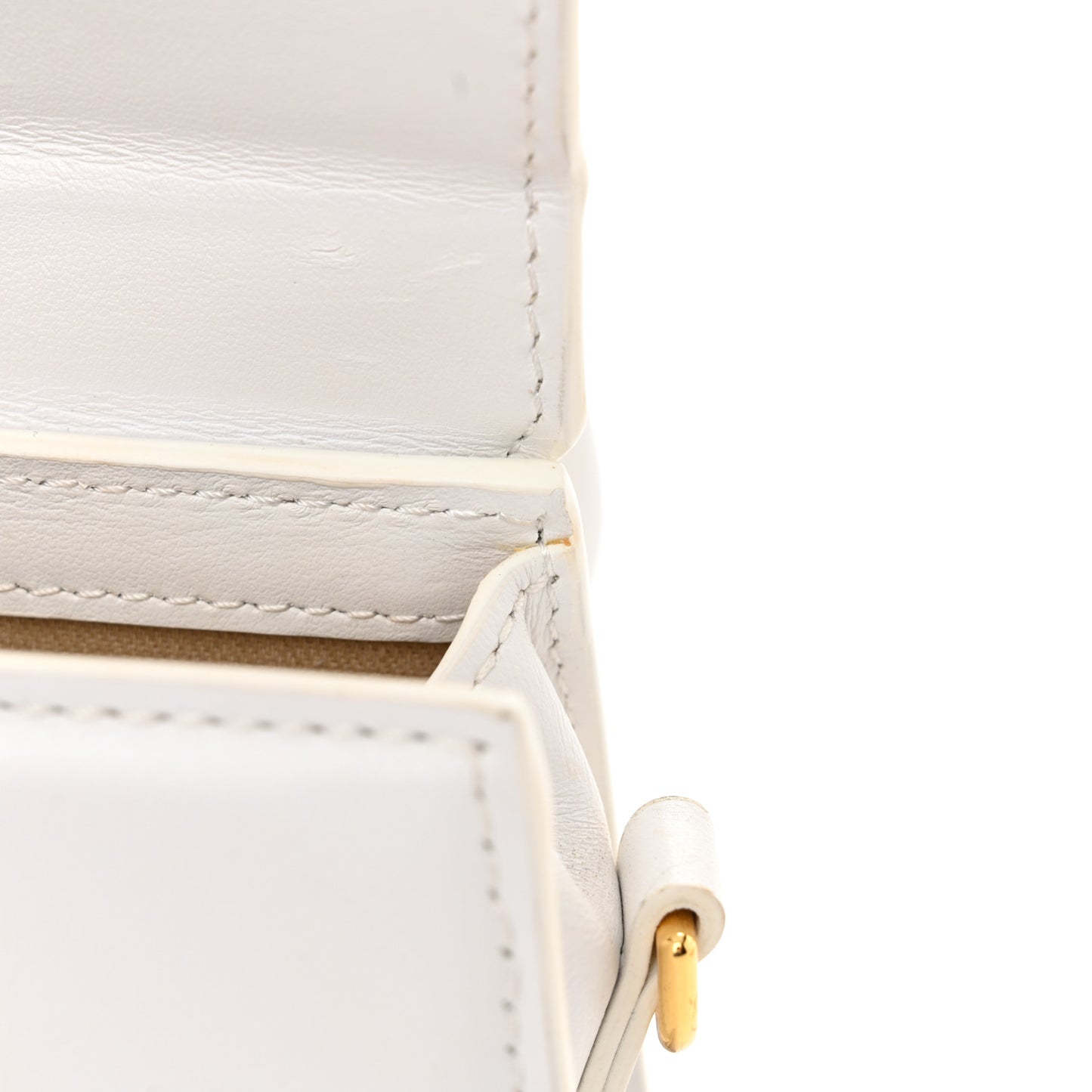 Smooth Calfskin Le Chiquito White