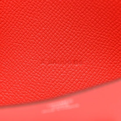 Hermes Epsom Constance Long Wallet Rose Jaipur 7 of 10