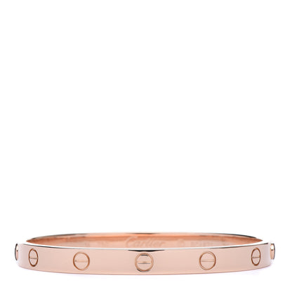 Cartier 18K Pink Gold LOVE Bracelet 18 1 of 6