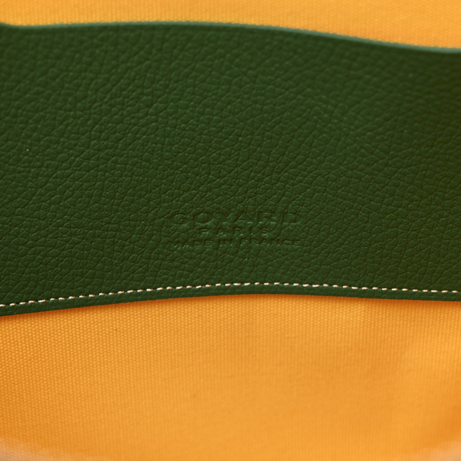 Goyard Goyardine Senat Pochette MM Green 6 of 10