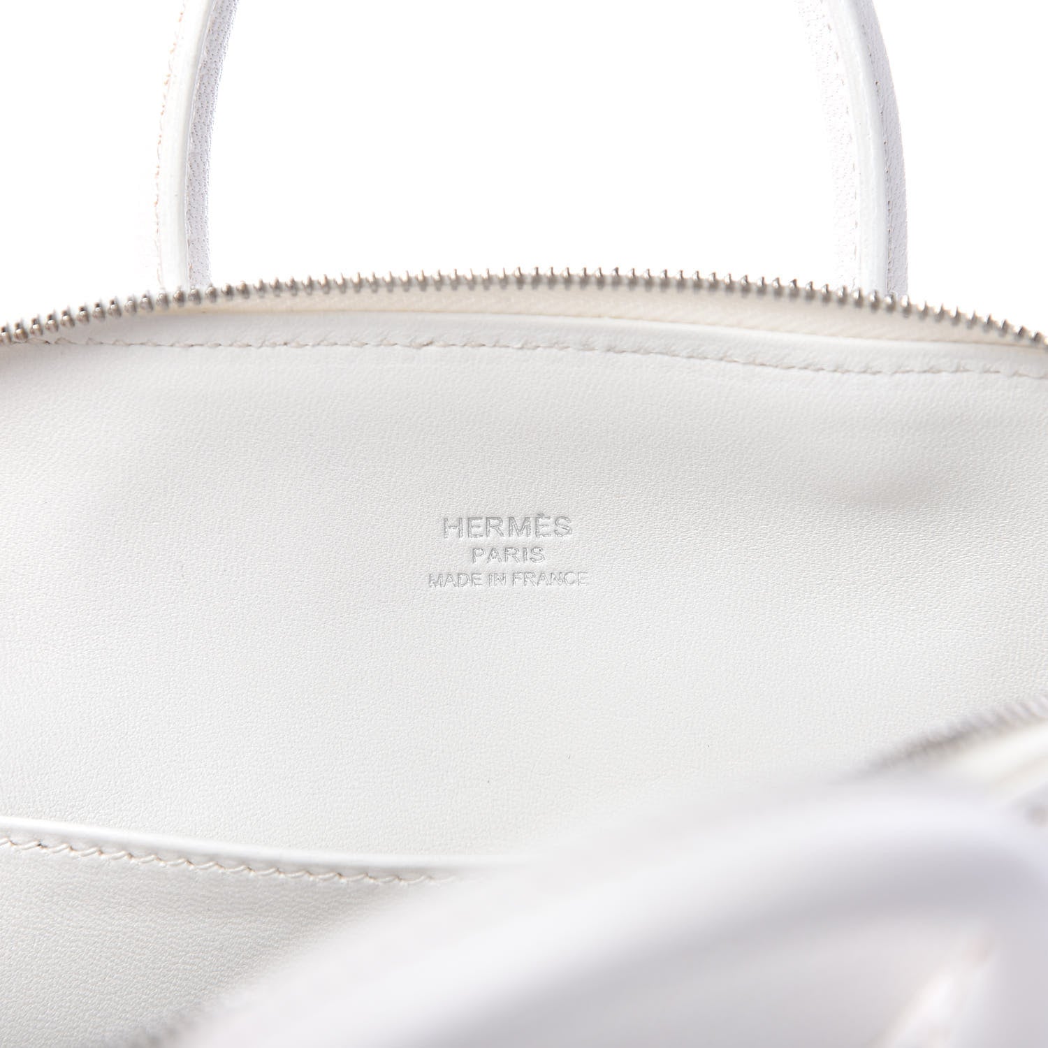 Hermes Chevre Mysore Mini 1923 Bolide White 6 of 10