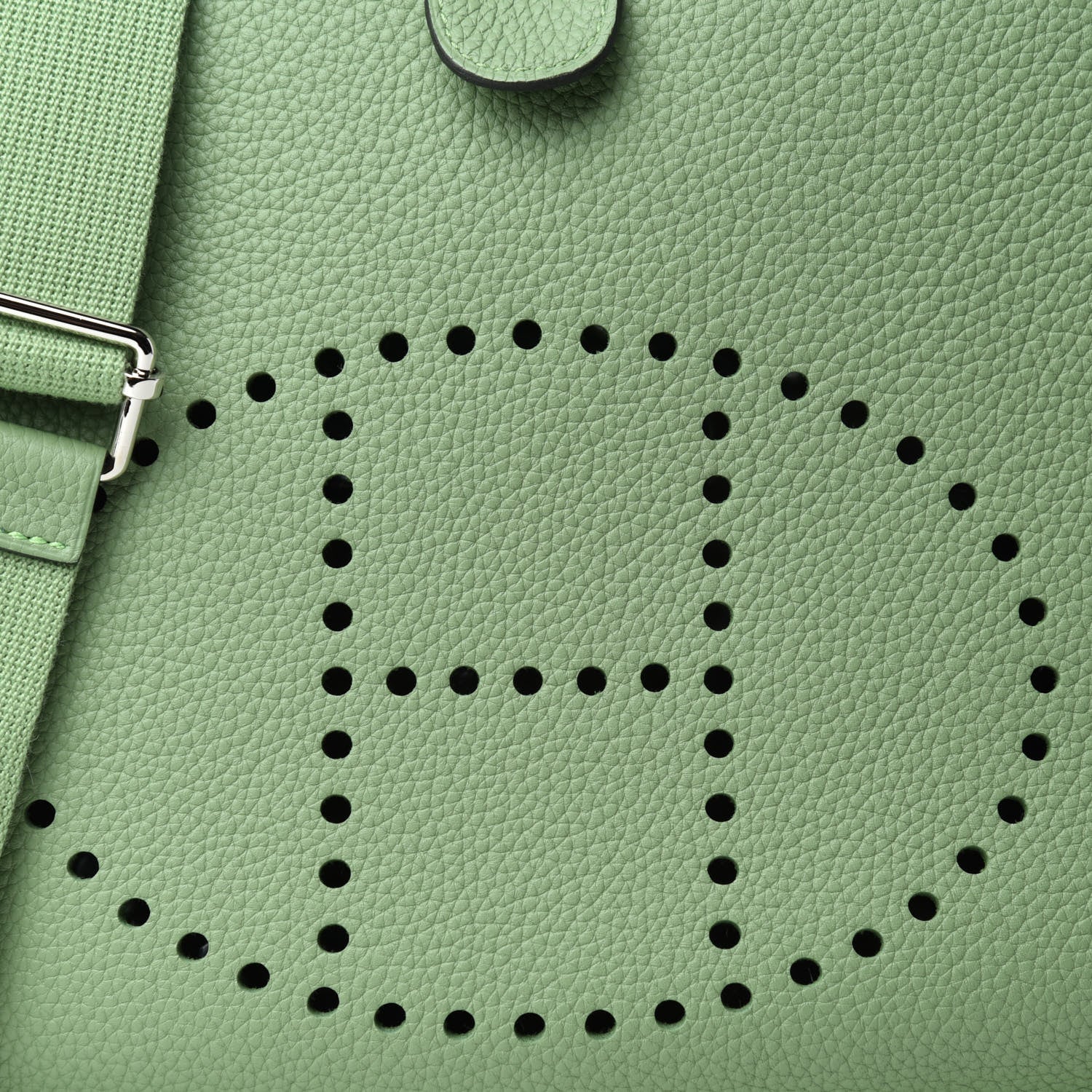 Hermes Taurillon Maurice Evelyne III PM Vert Criquet 10 of 11