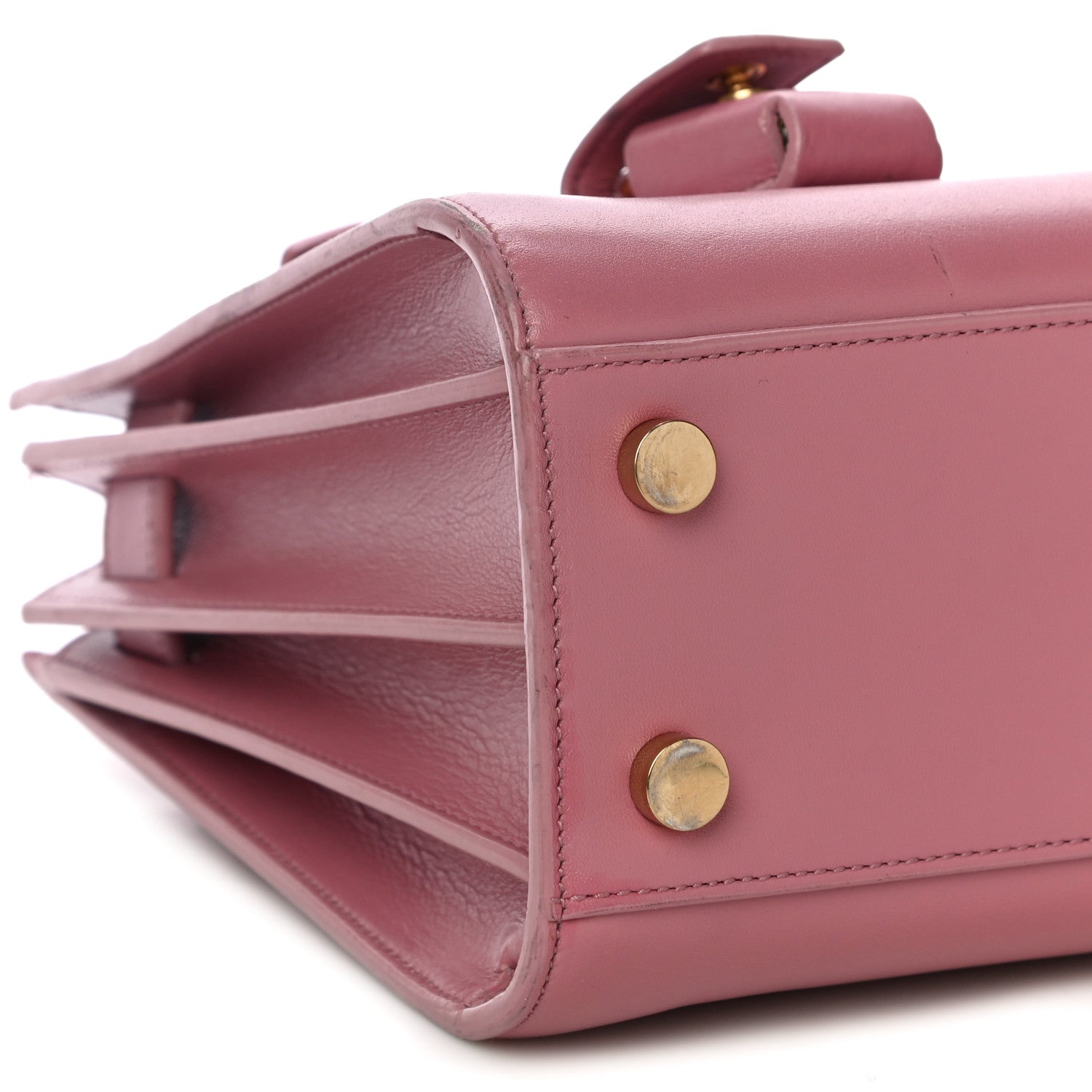 Saint Laurent Calfskin Nano Sac De Jour Rose Dark 8 of 29