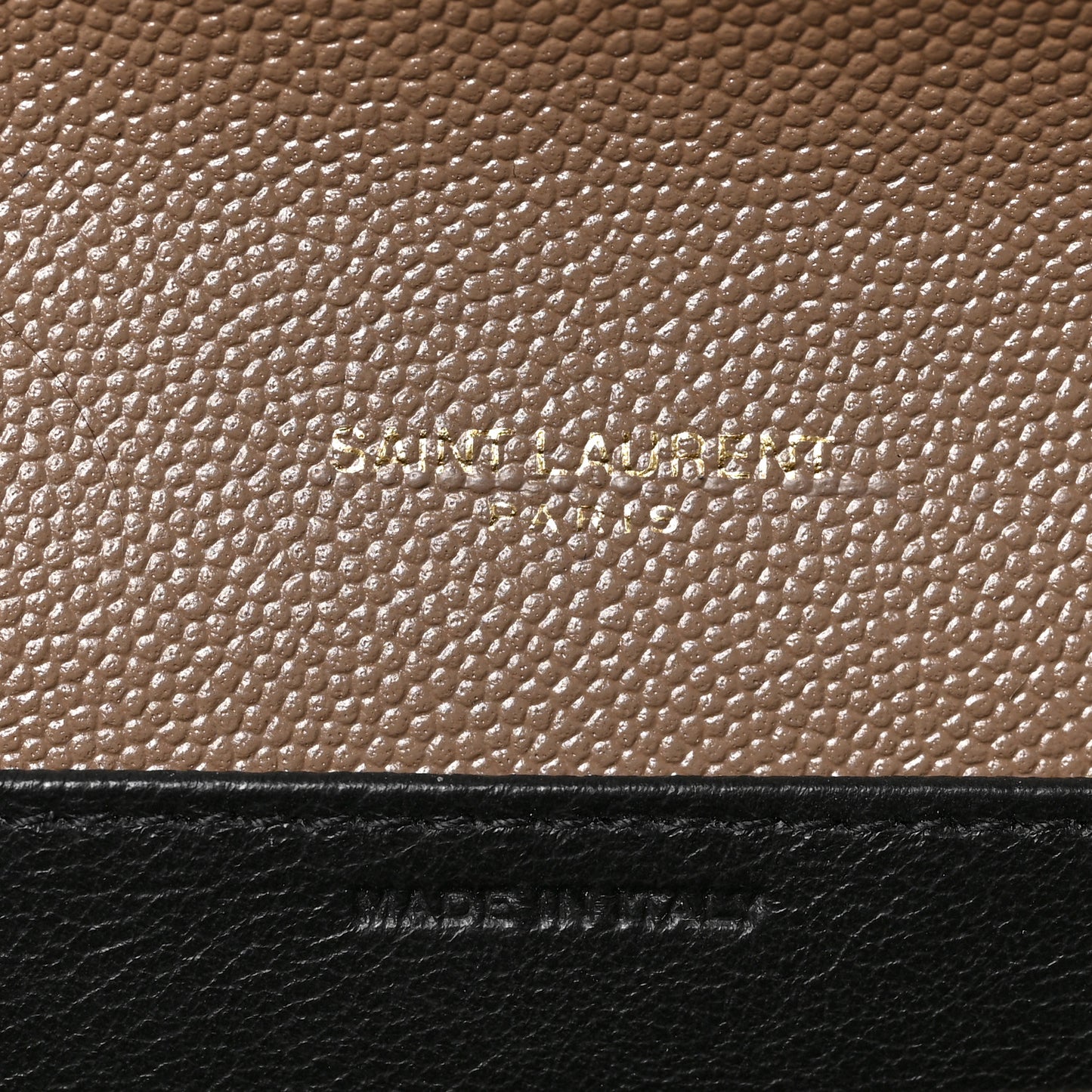 Grain De Poudre Monogram Uptown Chain Wallet Dark Beige