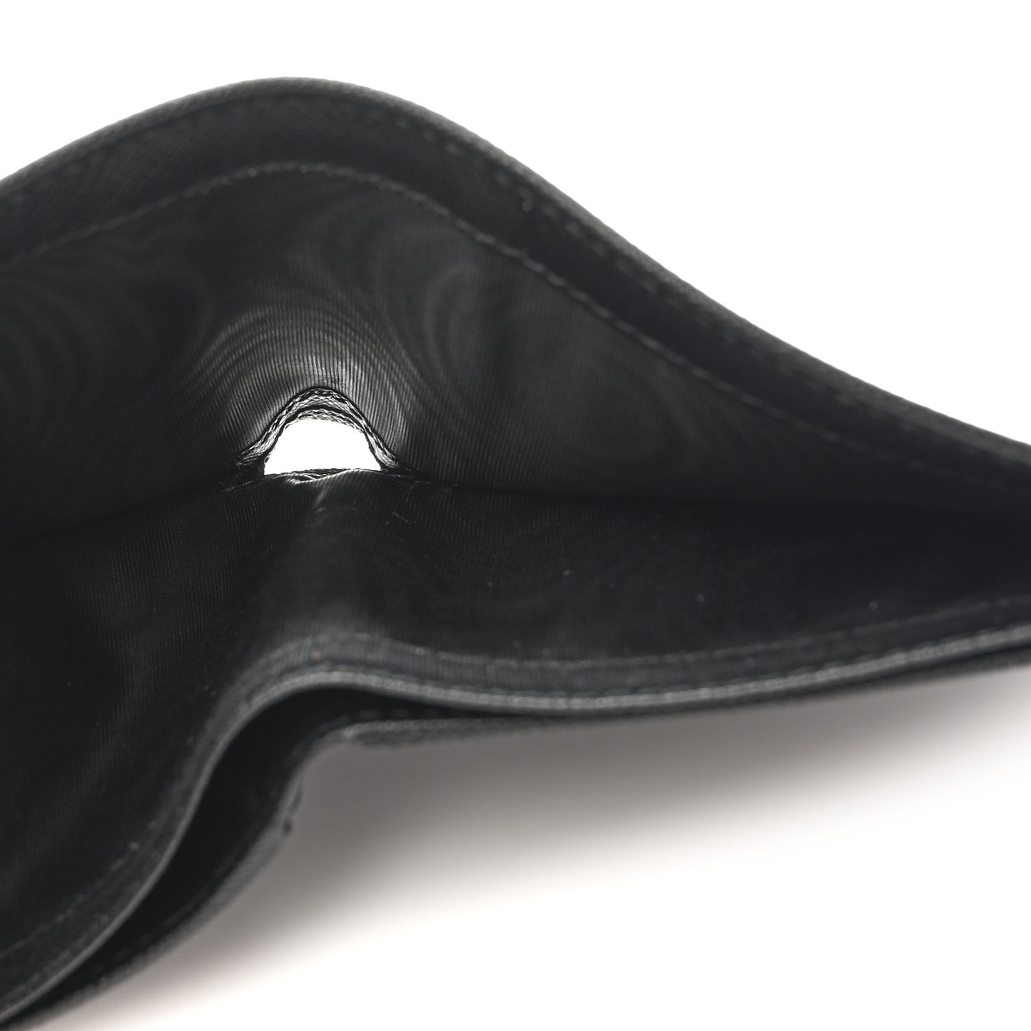 Saffiano Bi-Fold Wallet Black Papaya