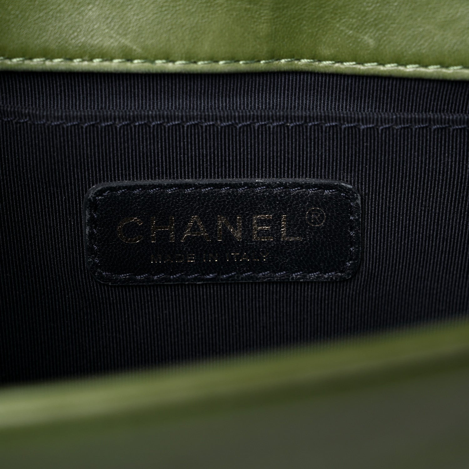 Chanel Velvet Tweed Medium Boy Flap Green 6 of 15
