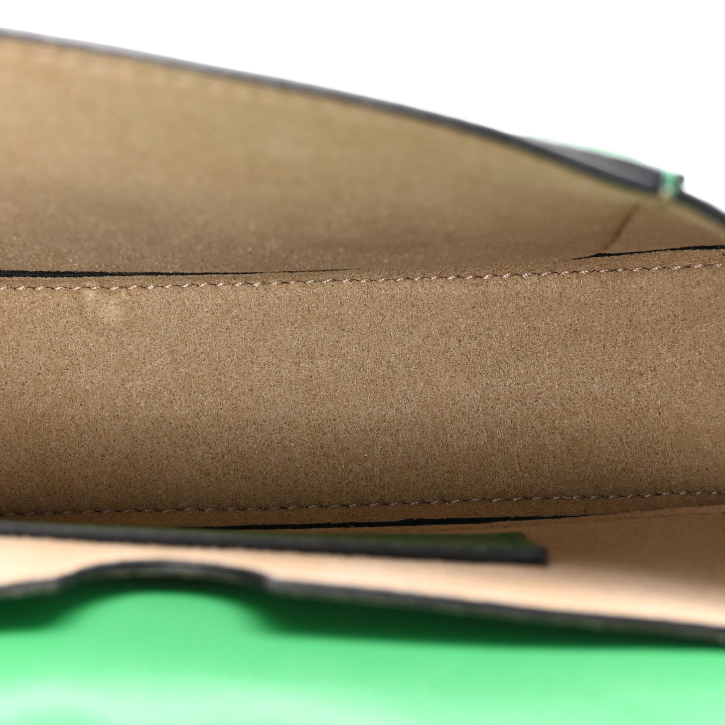 Goatskin Quilted GV3 Mini Pocket Convertible Bag Green