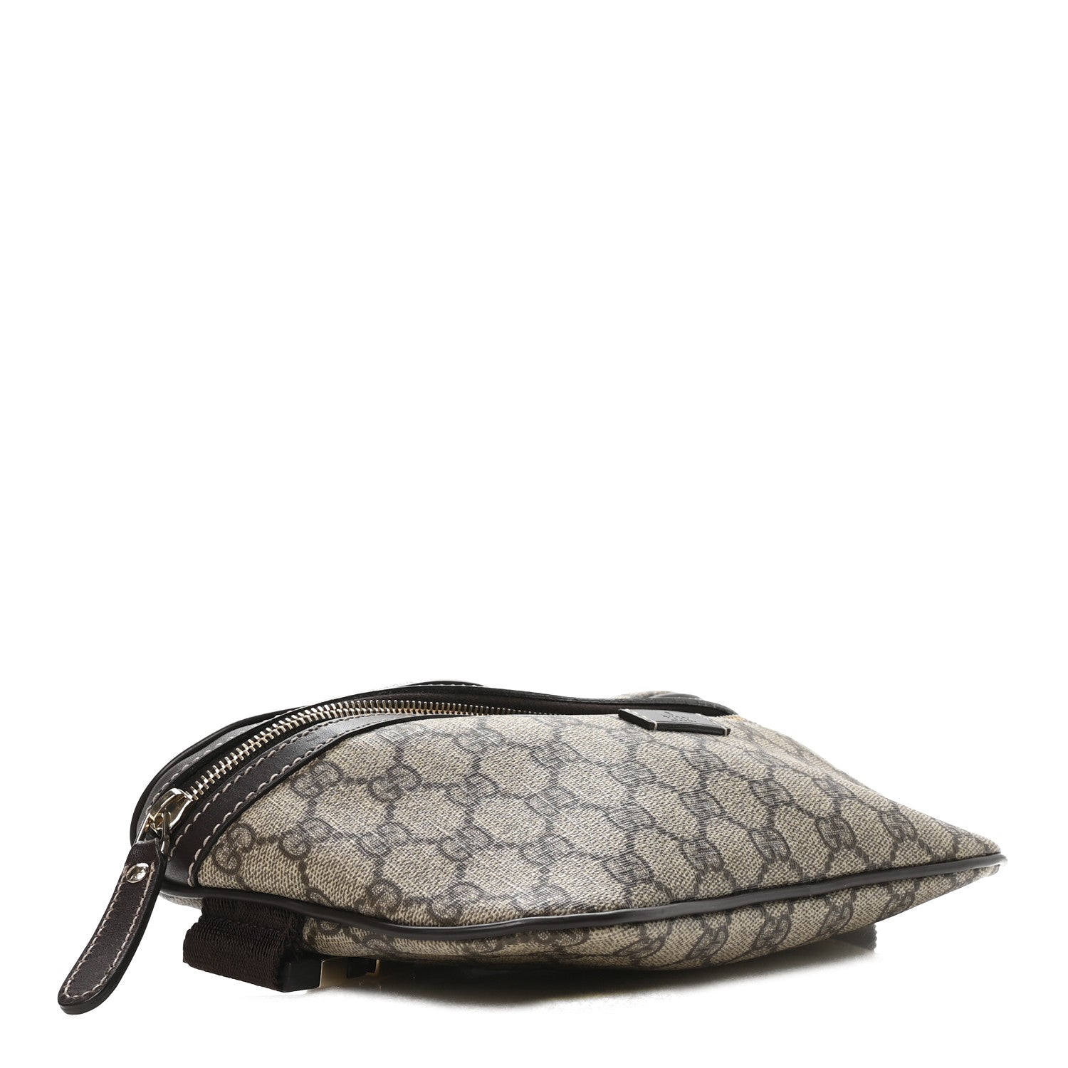 Gucci GG Supreme Monogram Belt Bag Dark Brown 3 of 9