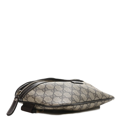 Gucci GG Supreme Monogram Belt Bag Dark Brown 3 of 9