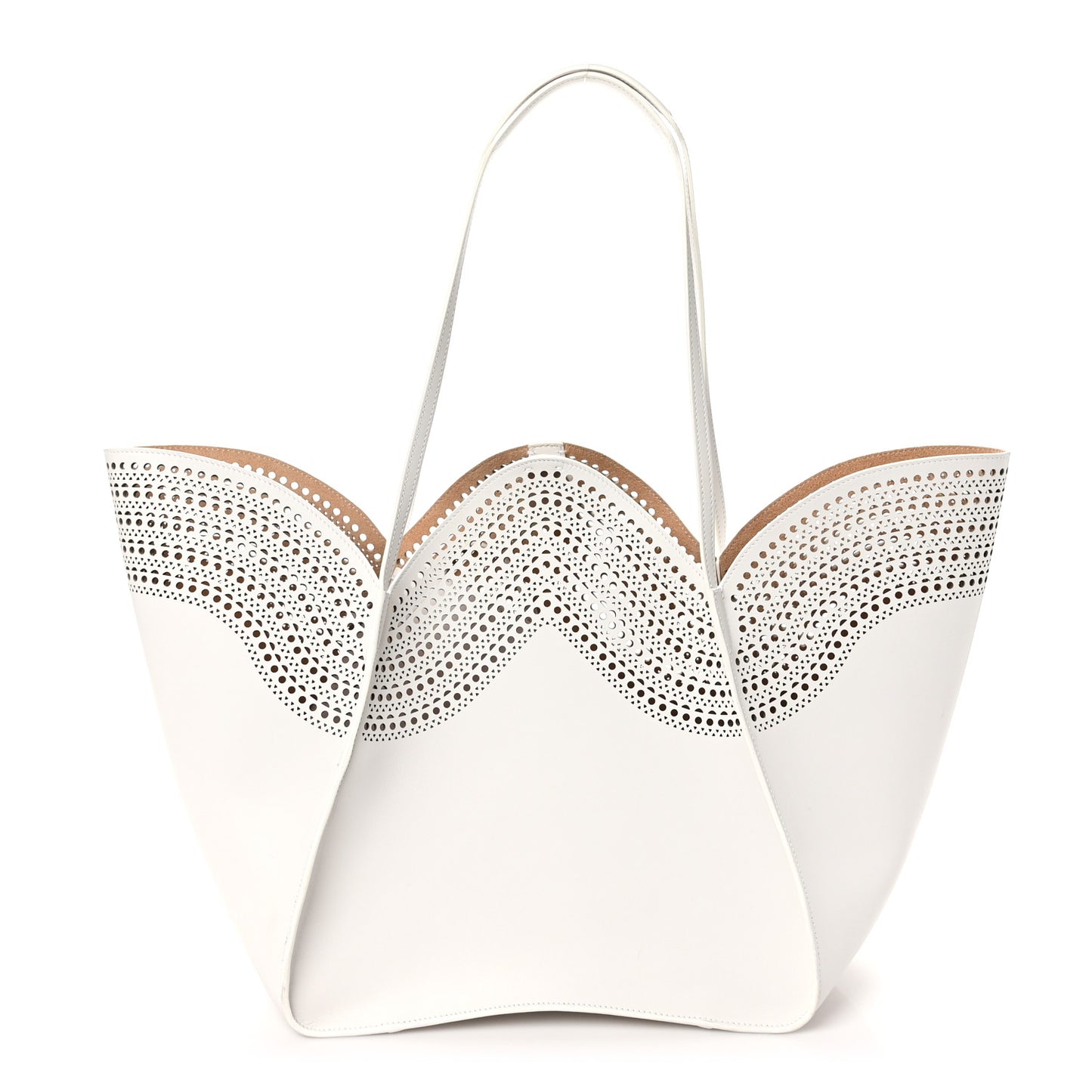 Calfskin Vienne Lili 24 Tote White