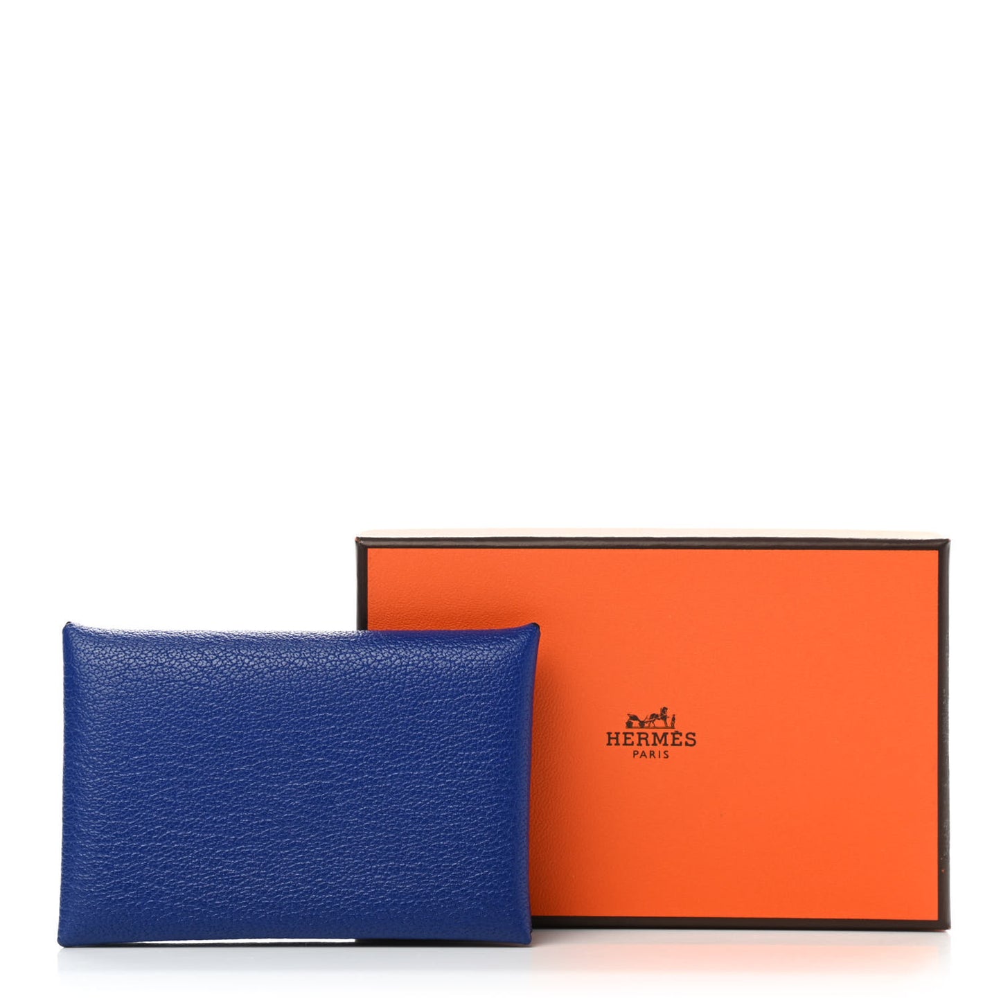 Chevre Mysore Calvi Card Case Bleu Electrique