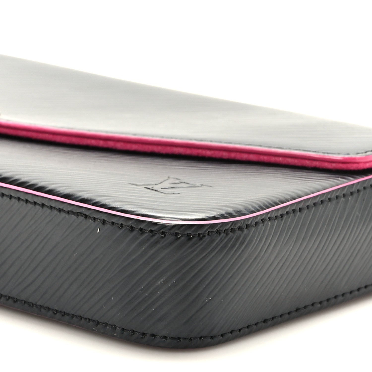 Louis Vuitton Epi Pochette Felicie Black Hot Pink 9 of 9