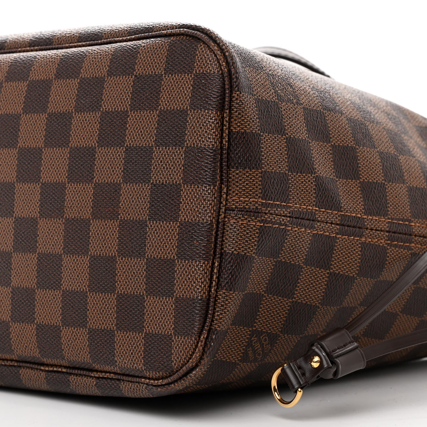 Louis Vuitton Damier Ebene Neo Neverfull MM Rose Ballerine 10 of 10
