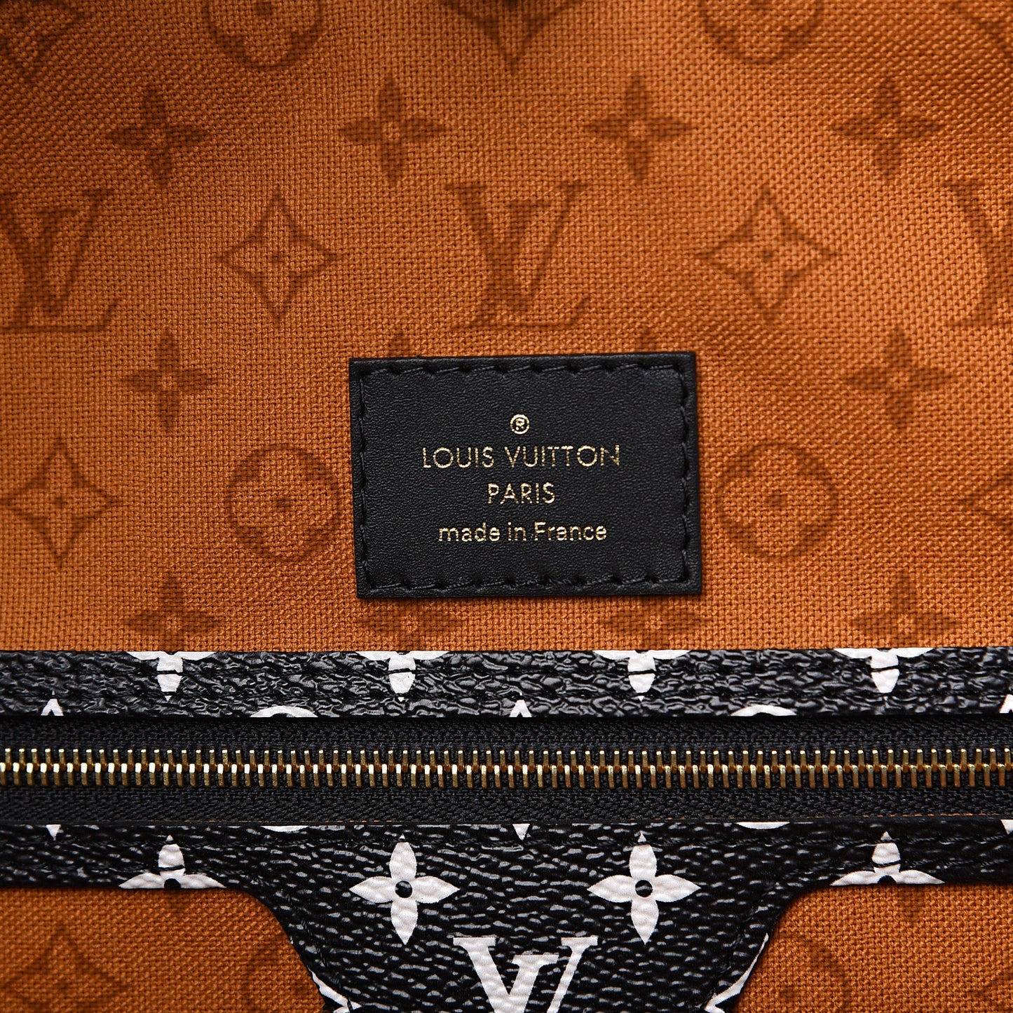 Monogram Giant Crafty Neverfull MM Creme Caramel